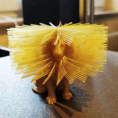 3d Printable Hairy Lion By Primoz Cepin