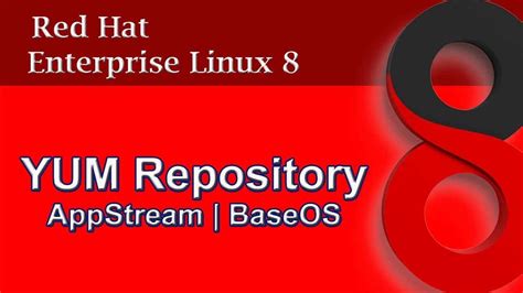 YUM Repo Setup RHEL 8 AppStream BaseOS YUM Repository Tech