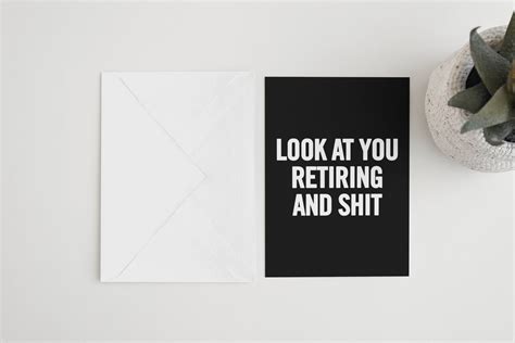 Retirement Card Funny Retirement Card Retirement Card For Etsy