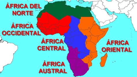 Mapa De Las Regiones De Africa Images