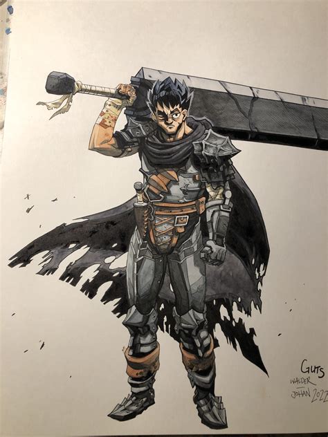 Berserk Guts Commission By Walderworld On Deviantart