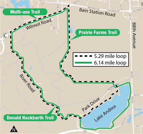 Bicycle And Pedestrian Trails Plan Village Of Pleasant Prairie