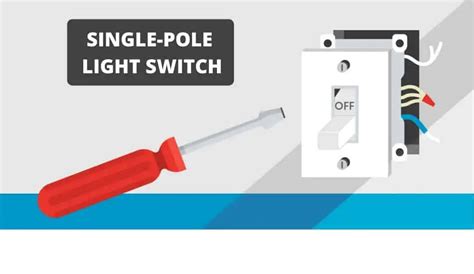 Standard Single Pole Light Switch Wiring The Home Hacks Diy
