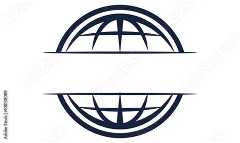 World Logo Template Stock Vector Adobe Stock