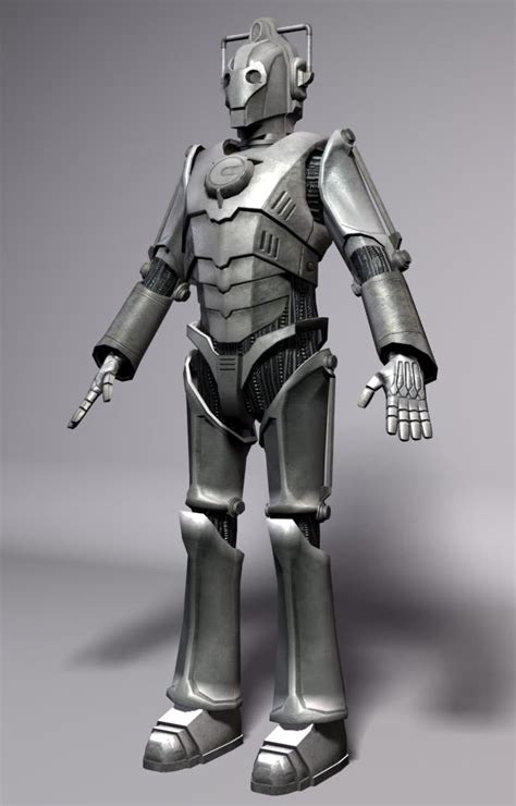 Ba Doctor Who Time War Development Renders Of The Finished Cyberman