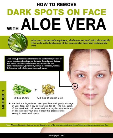 Aloe Vera For Dark Spots On Your Face Does It Work Dark Spots On