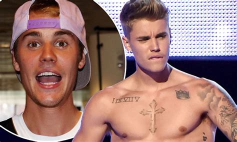 Justin Biebers Leaked Nude Photos Spike Spotify Australia Streams Daily Mail Online