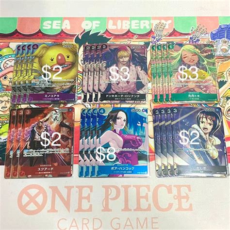 ONE PIECE Card Game OP 02 One Piece TCG OP02 Boa Hancock Kozuki Toki