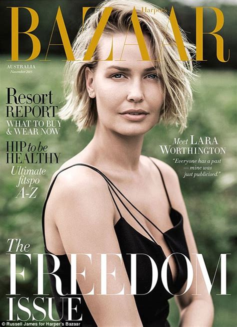 Lara Bingle Talks About Chasing Fame To Harpers Bazaar Australia