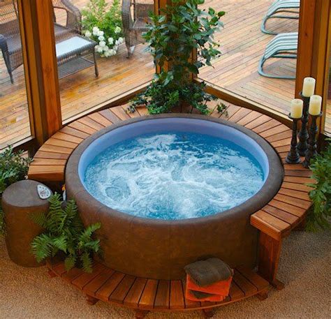 Wood Deck Surround 220 Model Softub Inflatable Hot Tubs Soft Tub