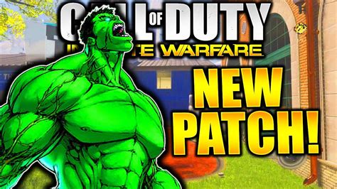 New Huge Update Infinite Warfare Patch Notes Weapon Buffs And Nerfs