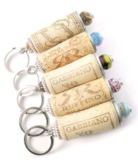 Wine Cork Keychain Cute If You Have A Very Special Bottle