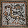 WATERBIRD - copy Byzantine emblem floor 4th century - mosaic Painting ...