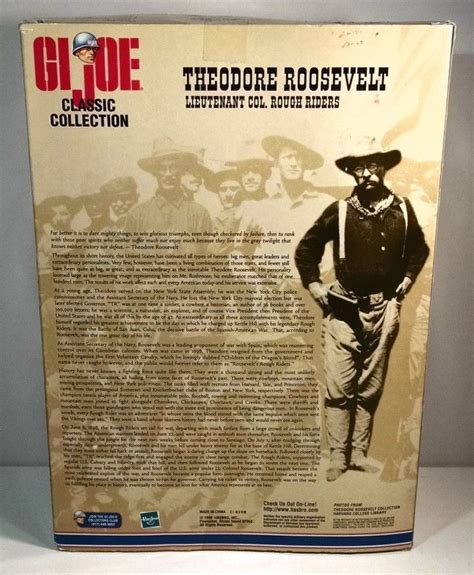 Gi Joe Classic Collection Teddy Roosevelt 35th Anniversary Action