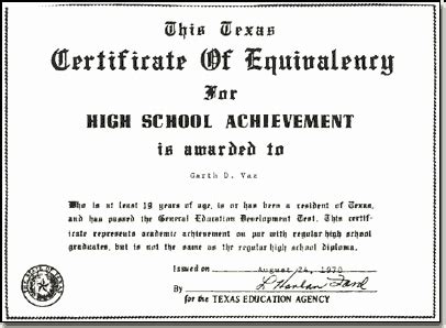 A ged is the best way to go for those without a high school. Ged Certificate Template Download