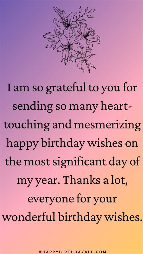 Funny Thank You Messages For Birthday Wishes Thank You Messages For