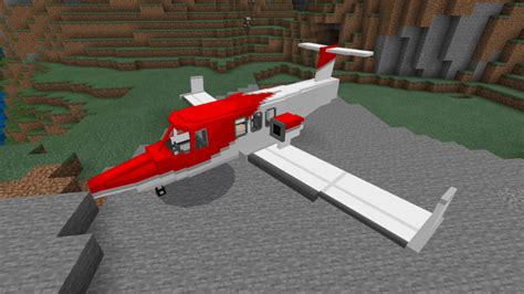 Mcpebedrock Planecraft Add On Plane And Helicopter Minecraft Addons