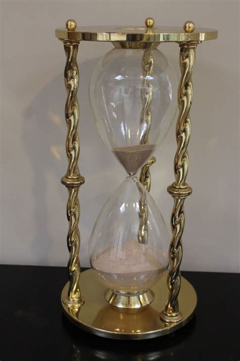 Mid 20th Century Oversized French Hourglass Decorative Items