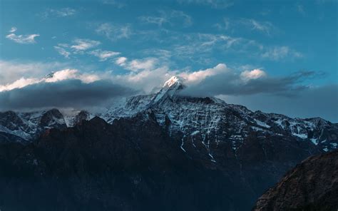 Download Wallpaper 2560x1600 Mountains Peaks Clouds Sky Himalayas