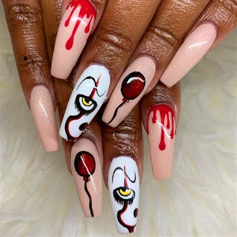 50 Halloween Nails Designs To Terrify Cute Halloween Nails Scary