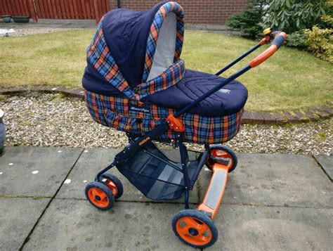 Mamas And Papas Retro Pram Pushchair And Car Seat Travel System In
