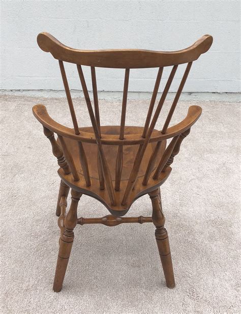 Antique S Bent Bros Inc 1867 Windsor Back Chair For Sale In Houston