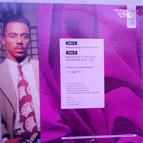 Ralph Tresvant Sensitivity 1990 Vinyl Discogs