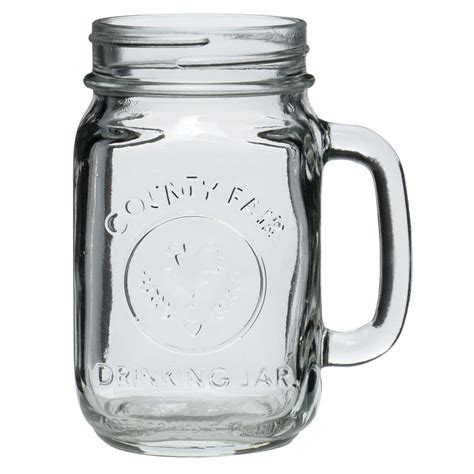 Libbey® 16 5 Oz Clear Glass Drinking Jar With Handle