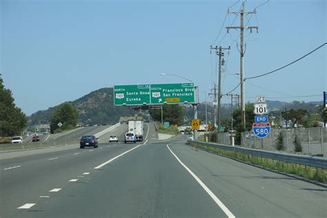 California Aaroads Interstate 580 West Marin County