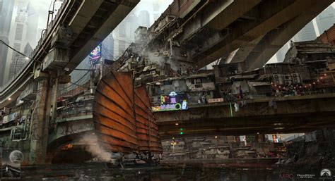 Ghost In The Shell Concept Art By Chris Kesler Concept