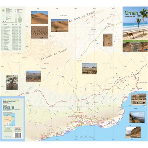 Oman Dhofar Road Map 1 600 000 Landkartenschroppde Online Shop