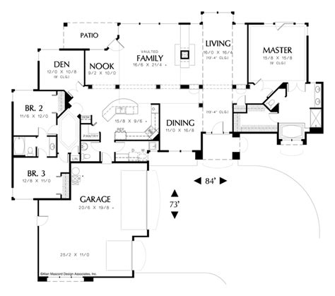 Contemporary House Plan 1219 The Glencoe 2755 Sqft 3 Beds 21 Baths