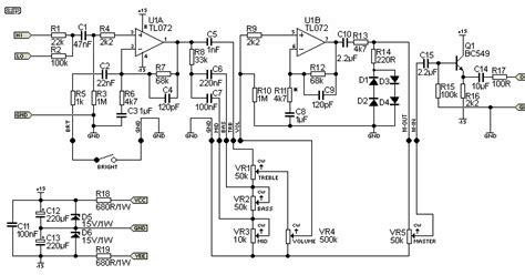 Electronic Circuit Schematics Schematics Guitar Amplifier Mk Ii Rod