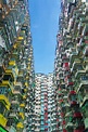 Colorful Apartment In Quarry Bay Hong Kong China Stock Photo - Image of ...
