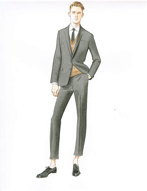 Menswear Illustration By Lamont Oneal Fashion Illustration Sketches