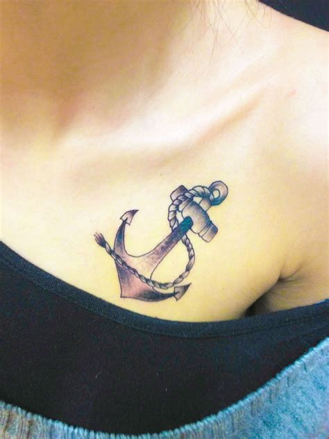 50 Coolest Anchor Tattoos For Chest