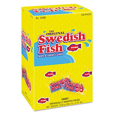 Cdb43146 Swedish Fish 43146 Grab And Go Candy Snacks In Reception