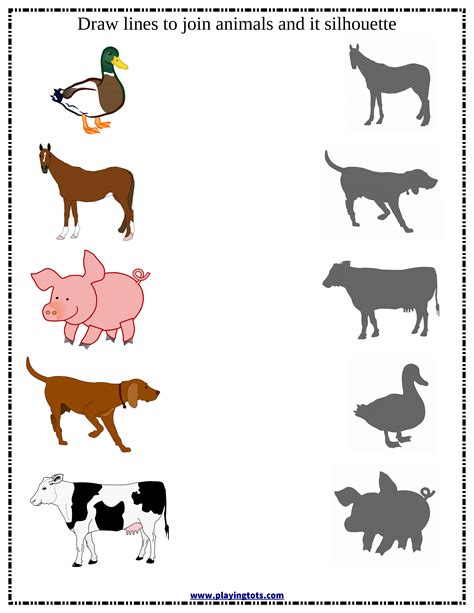 Printable For Toddlers And Preschoolers Farm Animals Games Farm