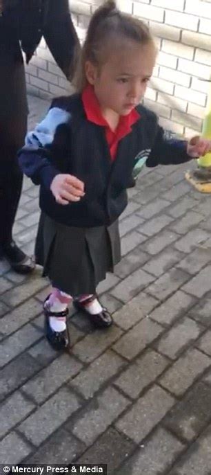Girl With Cerebral Palsy Takes First Ever Steps On First Day Of School