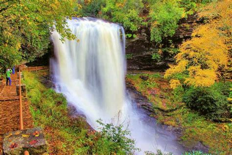Dry Falls Near Highlands North Carolina