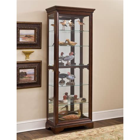 Pulaski furniture has been designing and crafting curio cabinets for over half a century. Pulaski Dark Brown Gallery Curio Cabinet at Hayneedle
