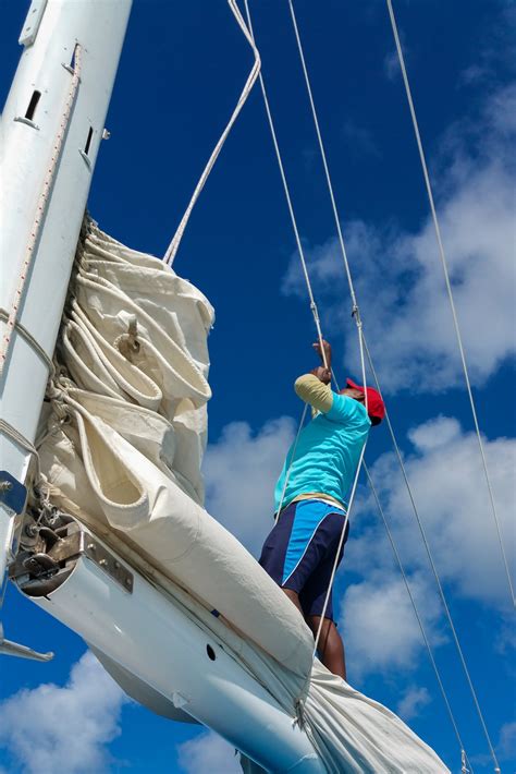 Hoisting The Sail Free Stock Photo - Public Domain Pictures