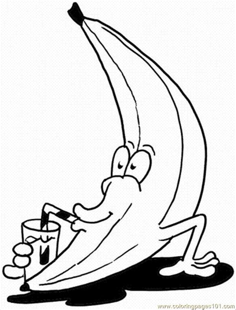 Banana Coloring Pages Coloring Pages