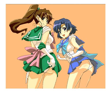 Mizuno Ami Kino Makoto Sailor Mercury And Sailor Jupiter Bishoujo