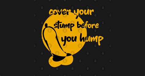 Porn Sex Xxx Cover Your Stump Before You Hump Black And Yellow Penis