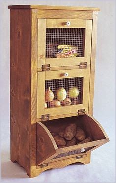 Here are 5 bread box plans for you to look at. Details about Amish Vegetable Bin Bread Box Potato Storage ...