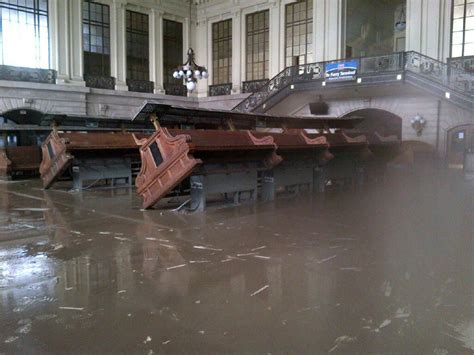 Metro Transit Station Suffered Heavy Damage Hurricane Sandy