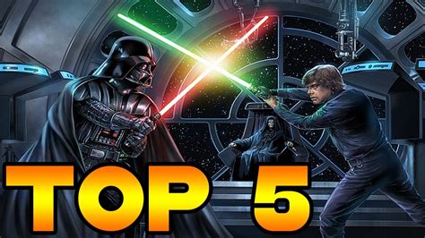Top 5 Best Lightsaber Duels In Star Wars Youtube