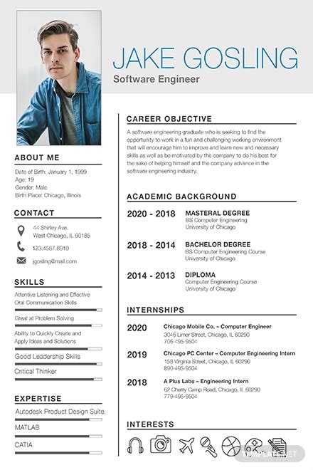 Enrolling a cv/resume is essential at every job interview. Free Resume Templates | Download Ready-Made | Template.net