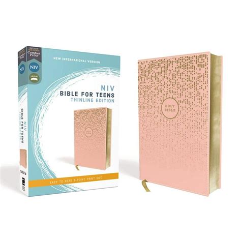 Niv Bible For Teens Thinline Edition Brand New Leathersoft Pink Box